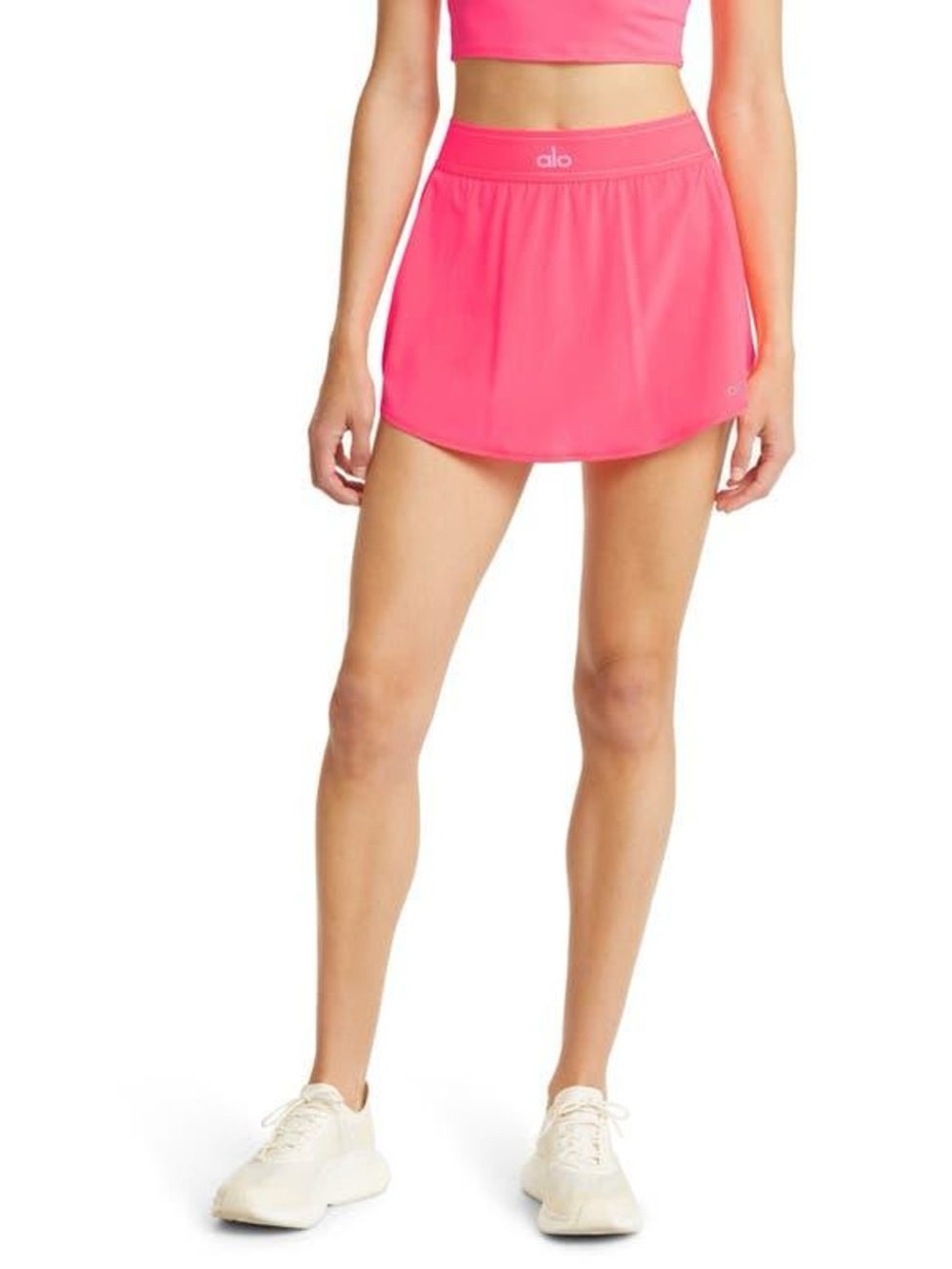 ALO Yoga Pink Match Point Tennis Skirt Size S